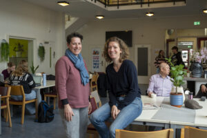 Portretfoto van Irene en Petra